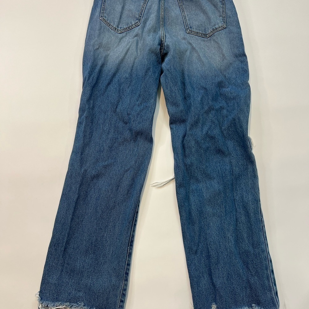 CELLO, Complicated Feelings,High-Rise Distressed Mom Jeans in Medium Denim 11 - Picture 4 of 9